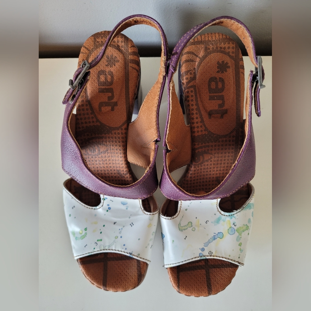 The Art Company Block Heel Slingback Sandals, VGUC, Size 38 - Picture 3 of 11